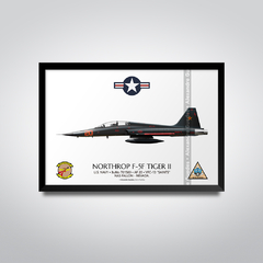 NORTHROP F-5F TIGER II, U.S. NAVY, BuNo 761580, AF 20, VFC-13. - comprar online
