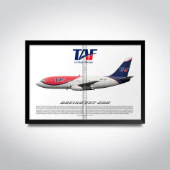 Boeing 737-200, PR-MTH, TAF on internet