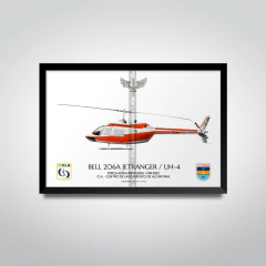 Bell 206A JetRanger / UH-4 , FAB 8581, CLA - Centro de Lançamento de Alcântara - comprar online