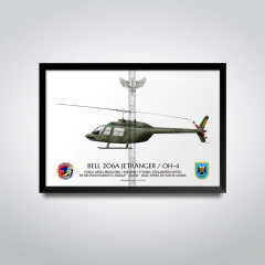 Bell 206A JetRanger / OH-4 , FAB 8580, 5 EMRA, Base Aérea de Santa Maria - comprar online