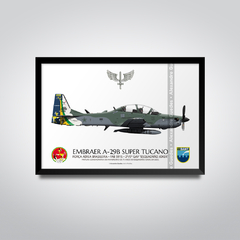 Avião Embraer A-29B Super Tucano, FAB 5949, 2º/5º GAV " Esquadrão Joker", BANT. - (cópia) - comprar online