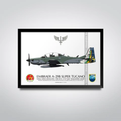 Avião Embraer A-29B Super Tucano, FAB 5915, 2º/5º GAV "70 Anos Esquadrão Joker". - (cópia) - comprar online