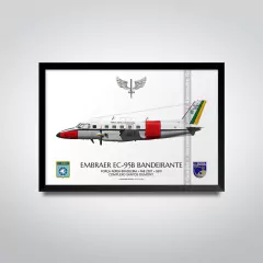 EMBRAER EC-95B BANDEIRANTE, FAB 2307, GEIV - comprar online