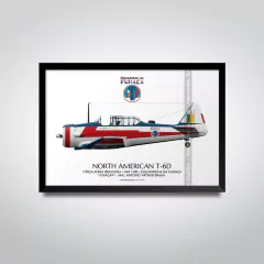 NORTH AMERICAN T-6D, FAB 1390, ESQUADRILHA DFUMAÇA - comprar online
