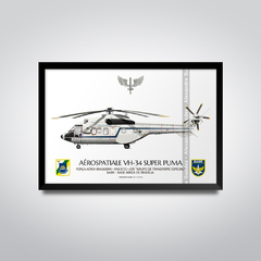 AEROSPATIALE VH-34 SUPER PUMA, FAB 8735, 3º/8º GAV - comprar online
