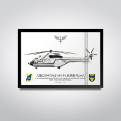 AEROSPATIALE VH-34 SUPER PUMA, FAB 8735, 3º/8º GAV - comprar online