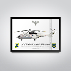 AEROSPATIALE VH-34 SUPER PUMA, FAB 8740, 3º/8º GAV - comprar online