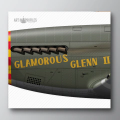 Póster del Mustang P-51D | El viaje del legendario Chuck Yeager - Art In Profiles - Posters e Livros sobre Aviação