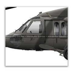 Sikorsky H-60L Black Hawk, FAB 8906, 7º/8º GAV, Esquadrão Harpia - Art In Profiles - Os melhores Posters de Aviação
