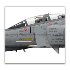MCDONNELL DOUGLAS F-4E PHANTOM II, USAF, S/N 71-1086, 3rd TFW, 3rd TFS. na internet