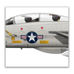 GRUMMAN F-14A TOMCAT, U.S. NAVY, BuNo 162698, AB-200, VF-33 STARFIGHTERS. en internet