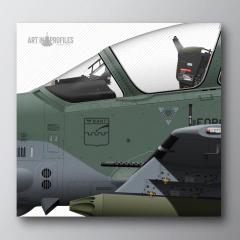 Poster A-29B Super Tucano | Pintura Comemorativa "20 Anos Formando Caçadores" do Esquadrão Joker - Art In Profiles - Posters e Livros sobre Aviação
