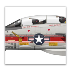 GRUMMAN F-14A TOMCAT, U.S. NAVY, BuNo 158627, VF-1 WOLF PACK. en internet