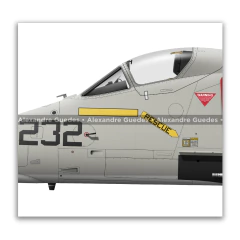 A-4E Skyhawk Poster: The Rampant Raiders (VA-212) - Art In Profiles - Posters e Livros sobre Aviação