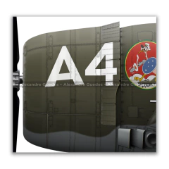 Poster P-47D Thunderbolt | A4 | O Herói do 1º GAVCA "Senta a Pua!" na internet