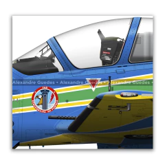 Poster A-29A Super Tucano, FAB 5719: The Power of the Smoke Squadron. - Art In Profiles - Posters e Livros sobre Aviação