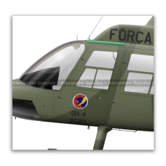 Bell 206A JetRanger / OH-4 , FAB 8580, 5 EMRA, Base Aérea de Santa Maria en internet