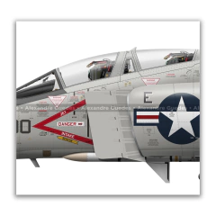 MCDONNELL DOUGLAS F-4B PHANTOM II, U.S.NAVY, BuNo 150419, VF-143 - (cópia) en internet