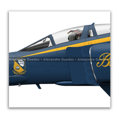 McDonnell Douglas F-4J Phantom II, U.S NAVY, BuNo 153876, Blue Angels 5 - Art In Profiles | Posters, Livros e Ilustrações sobre Aviação