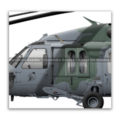 Sikorsky H-60L Black Hawk, FAB 8914, 7º/8º GAV, Esquadrão Harpia - Art In Profiles - Os melhores Posters de Aviação