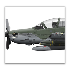 Avião Embraer A-29A Super Tucano, FAB 5714, 3º/3º GAV "Esquadrão Flecha", BACG. na internet