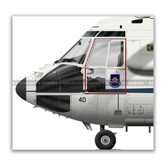 AEROSPATIALE VH-34 SUPER PUMA, FAB 8740, 3º/8º GAV en internet