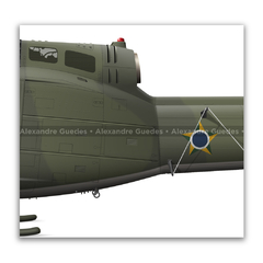 Bell 205 D/H Iroquois UH-1H, FAB 8541, 1º EMRA, BABE - Art In Profiles - Os melhores Posters de Aviação