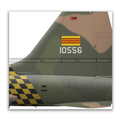 NORTHROP F-5A FREEDOM FIGHTER, RVNAF, S/N 65-10556, 63nd TFW, 522nd TFS - Art In Profiles - Os melhores Posters de Aviação