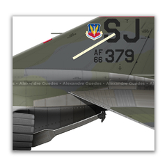 MCDONNELL DOUGLAS F-4E PHANTOM II, USAF, S/N 66-0379, 337th FTR. - Art In Profiles - Os melhores Posters de Aviação