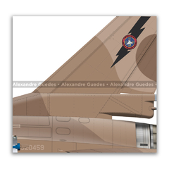 GENERAL DYNAMICS F-16B BLOCK 15, USN, BuNo 920459, NSAWC - Art In Profiles - Os melhores Posters de Aviação