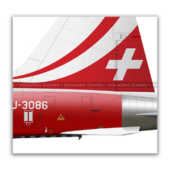 NORTHROP F-5N TIGER II, PATROUILLE SUISSE, J-3086. - Art In Profiles - Os melhores Posters de Aviação