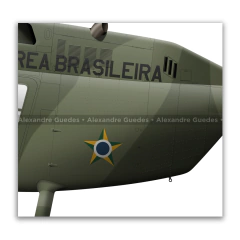 Bell 206A JetRanger / OH-4 , FAB 8580, 5 EMRA, Base Aérea de Santa Maria - Art In Profiles - Os melhores Posters de Aviação