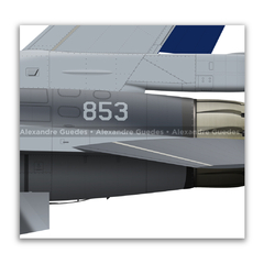 LOCKHEED MARTIN F-16C BLOCK 50 - FACH 853 - Art In Profiles - Os melhores Posters de Aviação
