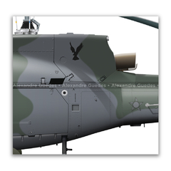 Helibrás HB-350B Esquilo / H-50, FAB 8786, 1º/11º GAV - Esquadrão Gavião - Art In Profiles - Os melhores Posters de Aviação