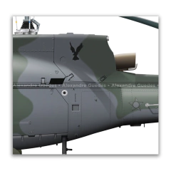 Helibrás HB-350B Esquilo / H-50, FAB 8786, 1º/11º GAV - Esquadrão Gavião - Art In Profiles - Os melhores Posters de Aviação