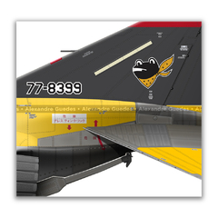 MCDONNELL DOUGLAS F-4EJ KAI PHANTOM II, JASDF, S/N 77-8399, 301st SQUADRON, 50th ADFP, 2004. - Art In Profiles - Os melhores Posters de Aviação