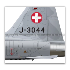 NORTHROP F-5N TIGER II, SWISS AIR FORCE, J-3044. - Art In Profiles - Os melhores Posters de Aviação