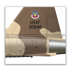 NORTHROP F-5E TIGER II, USAF, S/N 73-0846, 65th Aggressor Squadron, 57th ATG. - Art In Profiles - Os melhores Posters de Aviação