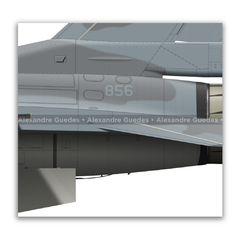 LOCKHEED MARTIN F-16C BLOCK 50 - FACH 856 - Art In Profiles - Os melhores Posters de Aviação