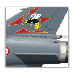 DASSAULT MIRAGE F-1C-200, ARMÉE DE L'AIR, 231, 12-YH, 1/2 CAMBRÉSIS. - Art In Profiles - Os melhores Posters de Aviação
