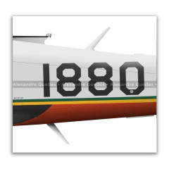 Neiva T-25M Universal, FAB 1880, AFANeiva T-25M Universal, FAB 1880, AFA - Art In Profiles - Os melhores Posters de Aviação