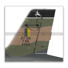 AERMACCHI/EMBRAER, AT-26 XAVANTE, FAB 4462, CENTAURO - Art In Profiles - Os melhores Posters de Aviação