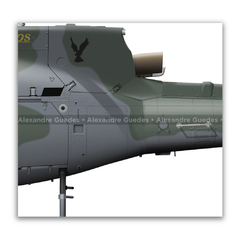 Helibrás HB-350B Esquilo / H-50, FAB 8760, 1º/11º GAV - Esquadrão Gavião - Art In Profiles - Os melhores Posters de Aviação