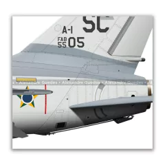 AMX INTERNACIONAL A-1, FAB 5505, 1º/16º GAV - Art In Profiles - Os melhores Posters de Aviação