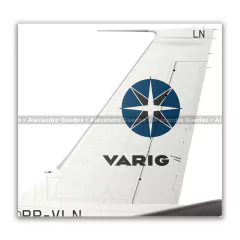 BOEING 707-324C, VARIG, PP-VLM - Art In Profiles - Os melhores Posters de Aviação