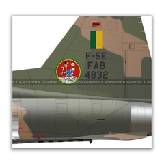 NORTHROP F-5E TIGER II, FAB 4832, 1º GAVCA - Art In Profiles - Os melhores Posters de Aviação