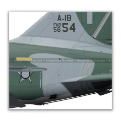 AMX INTERNACIONAL A-1B, FAB 5654, 3º/10º GAV - Art In Profiles - Os melhores Posters de Aviação