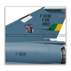 DASSAULT MIRAGE IIIE BR/F-103E FAB 4913, 1º GDA - Art In Profiles - Os melhores Posters de Aviação