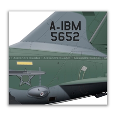 AMX INTERNACIONAL A-1BM, FAB 5652, 1º/16º GAV - Art In Profiles - Os melhores Posters de Aviação