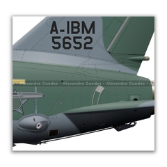 AMX INTERNACIONAL A-1BM, FAB 5652, 1º/10º GAV - Art In Profiles - Os melhores Posters de Aviação